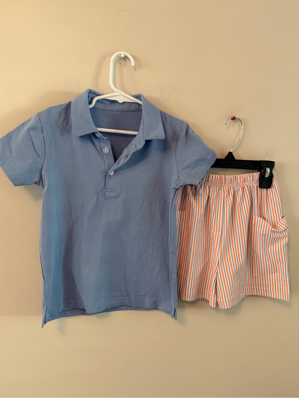 Serendipity Light Blue Polo Shirt with Matching Shorts